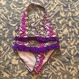 two piece bathing suit